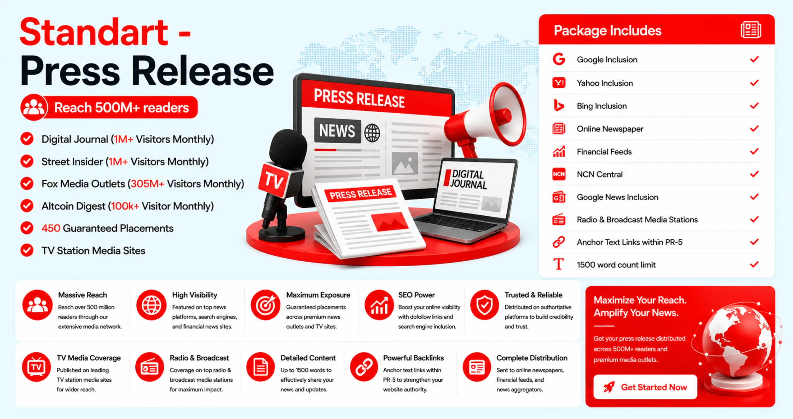 Standart - Press Release (Reach 500M+ readers)